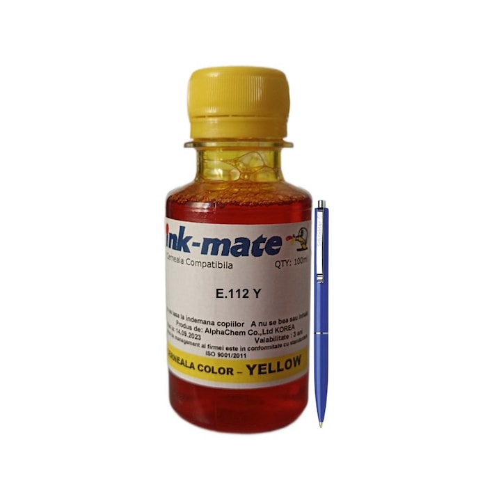 Flacon refill cerneala negru pigment Brother 100ml,Ink-Mate BT6000BK