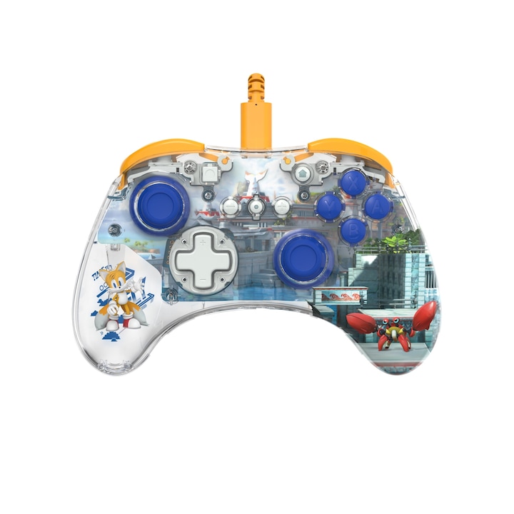 PDP REALMz Áttetsző USB Gamepad Analóg/digitális Nintendo Switch, Nintendo Switch OLED (500-221-TAI)