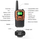 2db walkie talkie készlet, WALALLA, LED, narancs