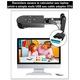 Camera web 4K 72DESI, rezolutie 4096 x 2160, 8 MP, pentru videoconferinte, transmisii live, predare online, scanare documente, fotografii, auto-focus si microfon dublu incorporat, compatibila cu Mac OSX, Windows, iOS, Android, Interfata USB 2.0, neagra