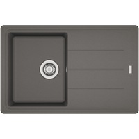 Pachet chiuveta bucatarie Franke BFG 611-78, 780x500 mm + Baterie Novara Plus, Stone Grey