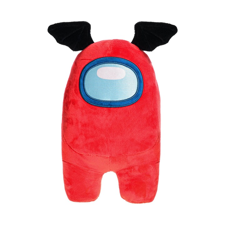 Jucarie de plus, Toikido, Liliac, 30cm, Rosu, 3+