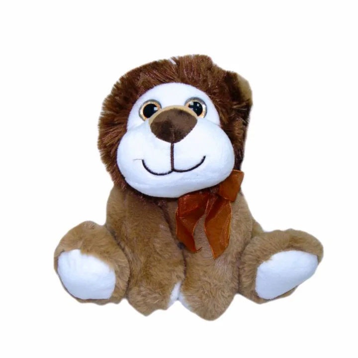 Jucarie de plus, Kass, Leu, 20cm, Maro, 3+