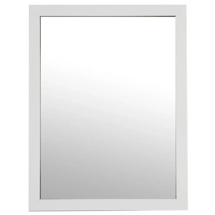 Oglinda, 5five Simple Smart, Basic, Pentru Baie Si Alte Camere, Usoara Si Compacta, Mareste Vizual Spatiul, Potrivita Pentru Orice Stil, Buna Si Pentru Hol Sau Dormitor, 34 x 44 Cm, Alb