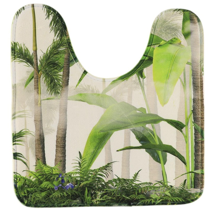 Covor de toaleta, Tendance, 45x50 cm, Multicolor