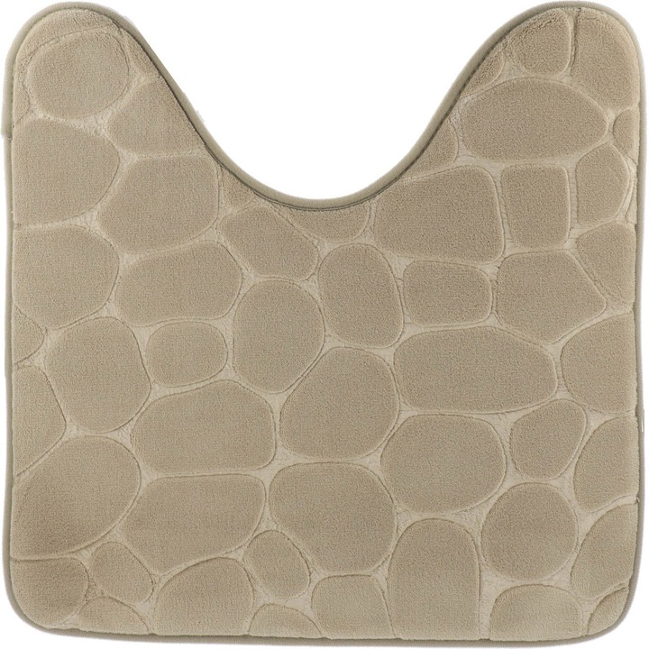 Covor de toaleta, Tendance, 45x50 cm, Maro