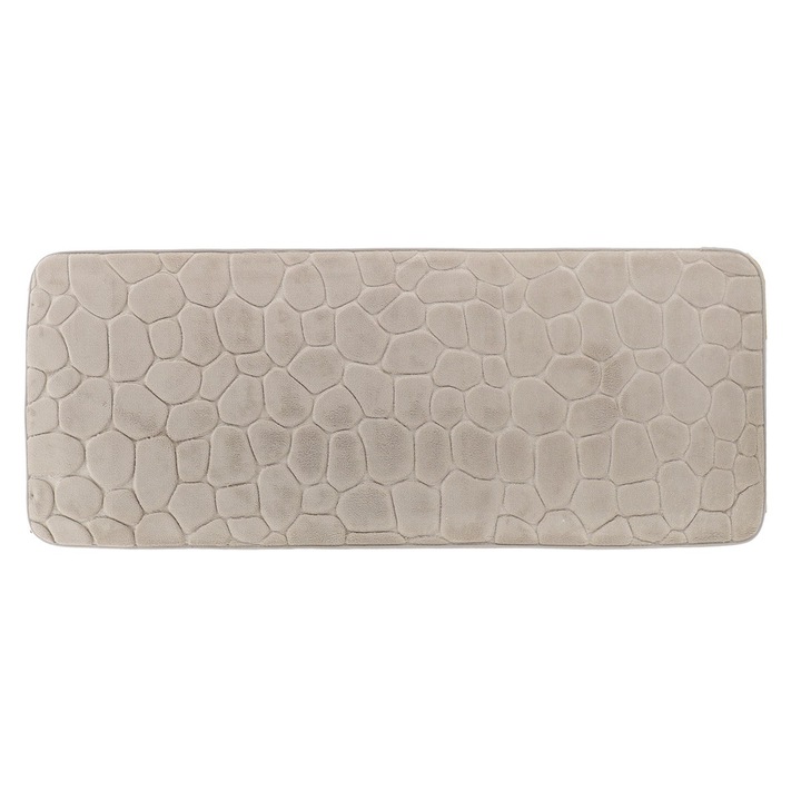 Covoras de baie, Tendance, 45x120 Stones Taupe