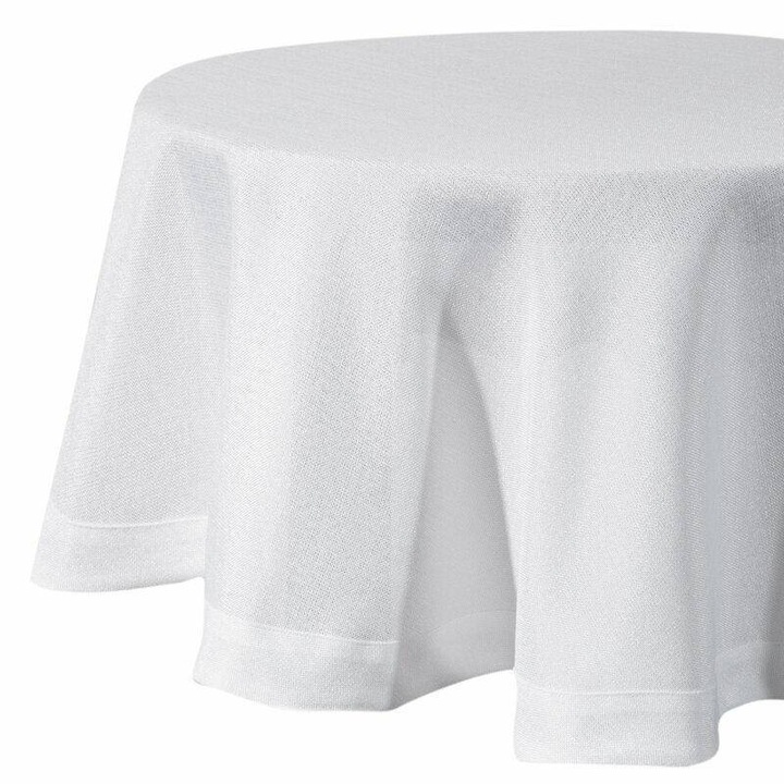 BIANCA2 terítő ∅ 150 cm, Eurofirany, fehér