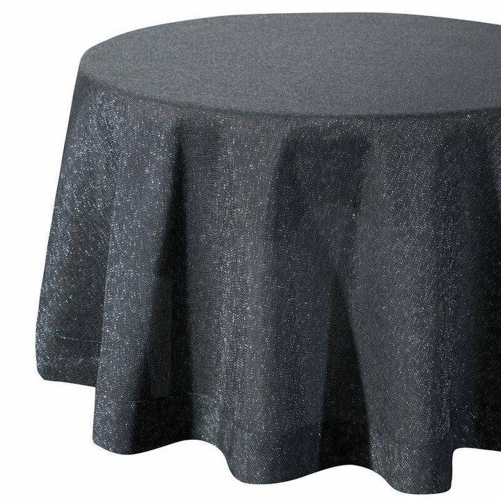 Fata de masa, Eurofirany, 150 cm, Fekete