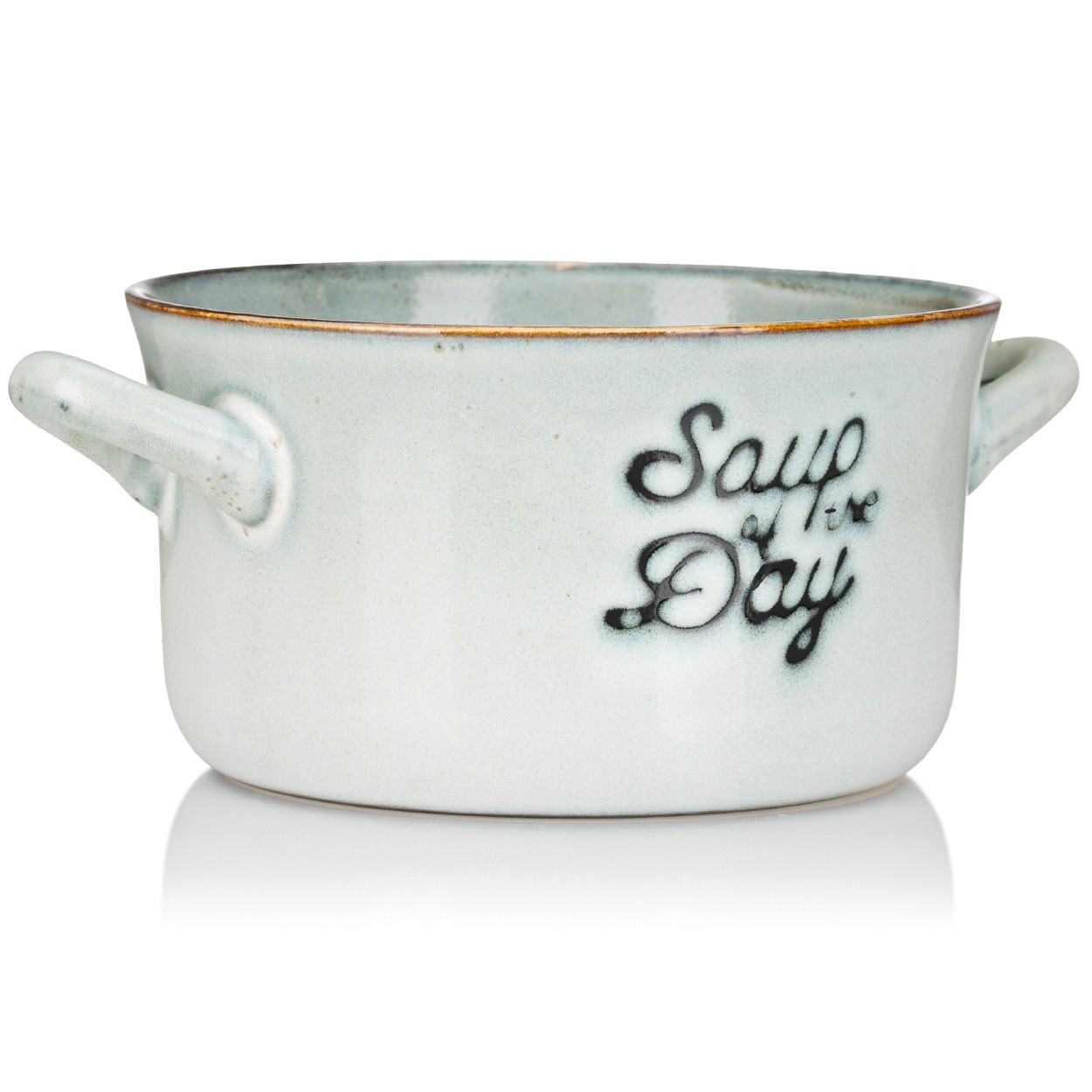 Siaki Collection Bol de ceramică gri, 500 ml