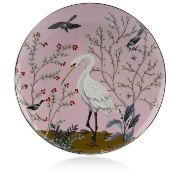 Farfurie model 4, Siaki Collection, Portelan, 26 cm, Multicolor