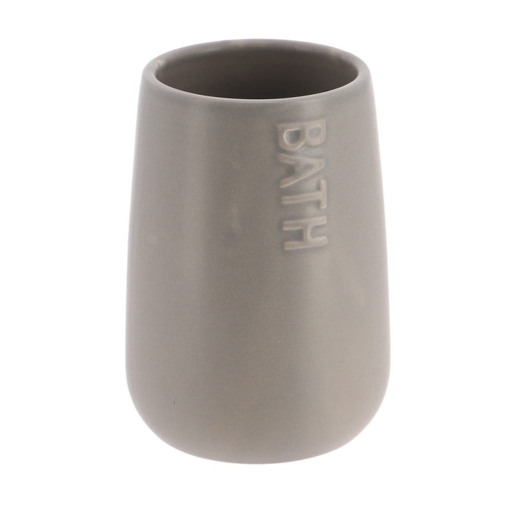 Cana De Baie, Tendance, Attolico, Materiale De Inalta Calitate, Usor De Curatat, Poate Stoca Articole De Igiena Personala, Gri