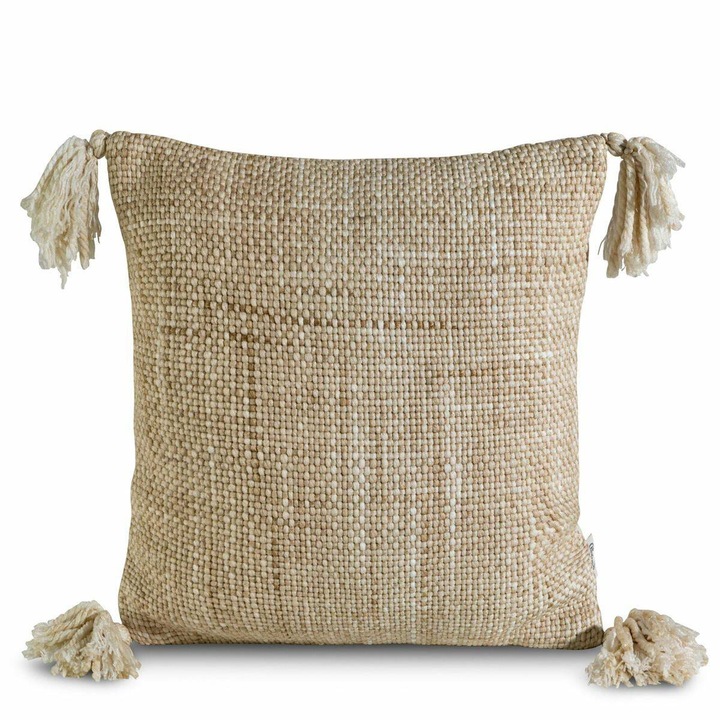 Fata de perna, Eurofirany, Poliester, 40x40cm, Bej