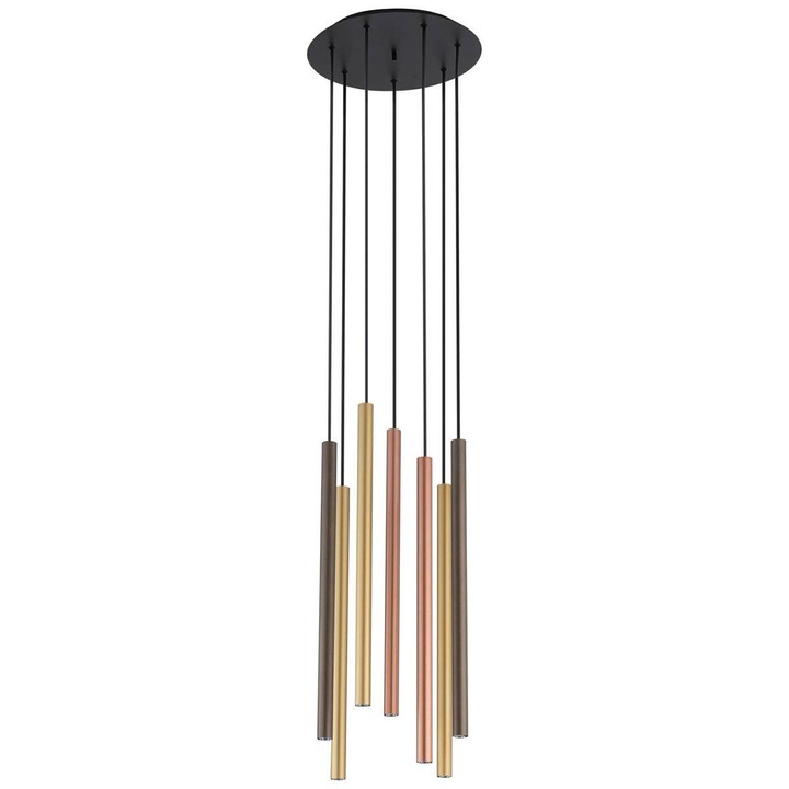 Пендел Nowodvorski, Метал, 130 см, 7 x G9, Многоцветен