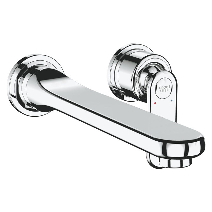 Grohe Veris csaptelep, Falra szerelhető, Mosdóhoz, Beépíthető, Belső ház nélkül, M-méret, 220 mm, Króm