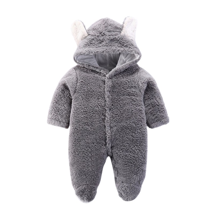 Bolyhos ALC™ pelenkázószőnyeg, meleg, füles, szürke