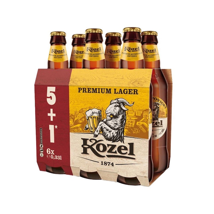 Bere blonda Kozel, 6 x 0.33 l
