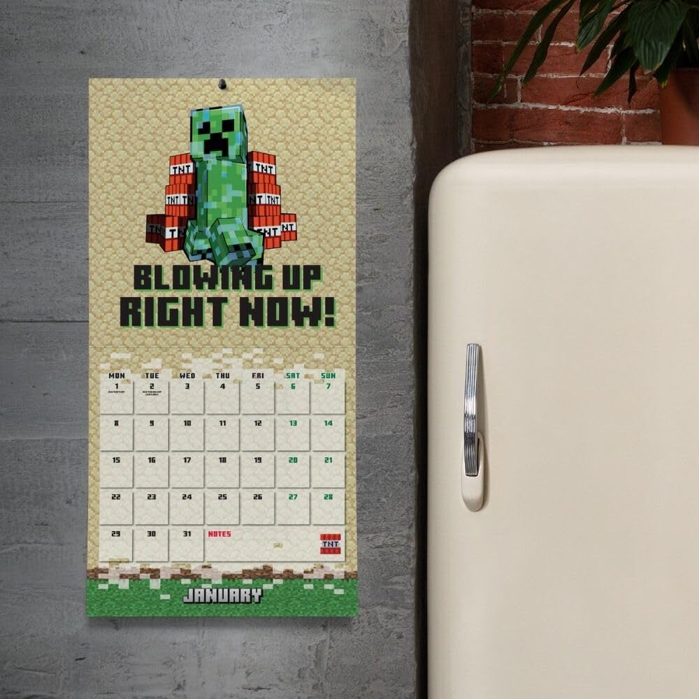 Calendar Square 2024 30x30 Minecraft - eMAG.ro