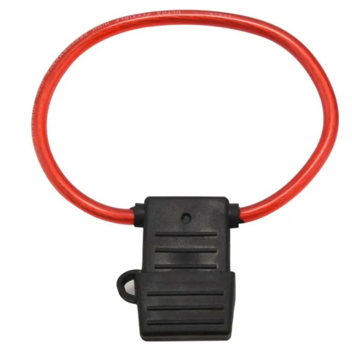 Поддържа предпазители на гнездо 12-24V