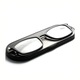Ochelari Lucky Joy de vedere pentru citit, lectura cu protectie pentru calculator, model unisex cu etui metalic magnetic atasare telefon, protectie ecran telefon, lumina albastra, UV 400, dioptrie+1.00, culoare, negru