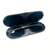 Ochelari Lucky Joy de vedere pentru citit, lectura cu protectie pentru calculator, model unisex cu etui metalic magnetic atasare telefon, protectie ecran telefon, lumina albastra, UV 400, dioptrie+1.00, culoare, negru
