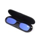 Ochelari Lucky Joy de vedere pentru citit, lectura cu protectie pentru calculator, model unisex cu etui metalic magnetic atasare telefon, protectie ecran telefon, lumina albastra, UV 400, dioptrie+1.00, culoare, negru