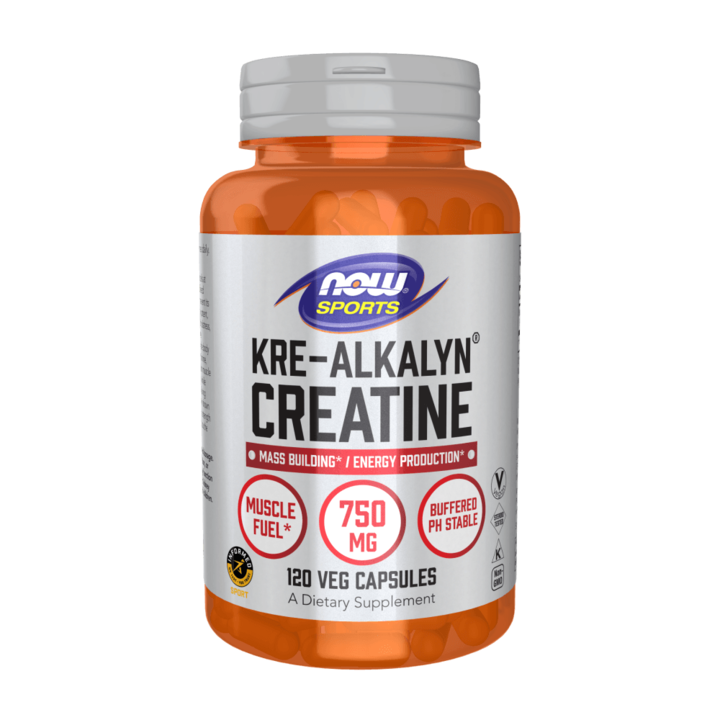 Creatina Kre-Alkalyn, Now Sports, 120 capsule, 750 mg