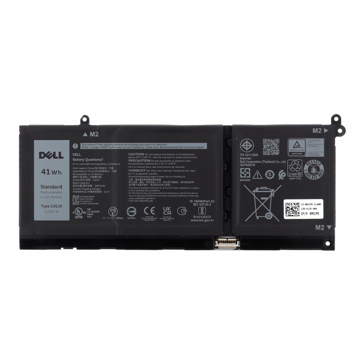 Оригинална батерия Dell, 927N5 за VOSTRO 3510 3511 3515, VOSTRO 5410 5415, VOSTRO 5510 5515 Latitude 3320, 3420, 3520