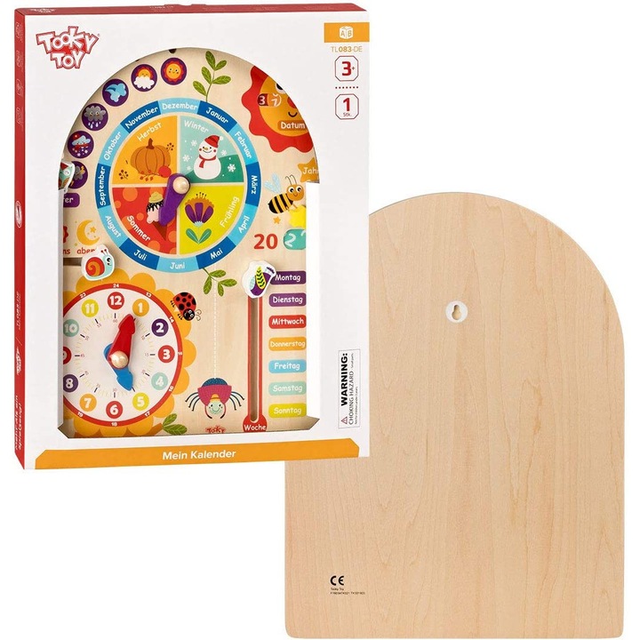 Дървена бебе играчка - КАЛЕНДАР