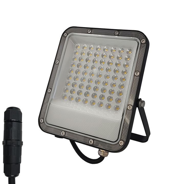LED reflektor 50W OSRAM külső, 5750Lm, IP65 vízálló, AVANT Pro projektor, nagyon ellenálló IK10, természetes fehér 4000K