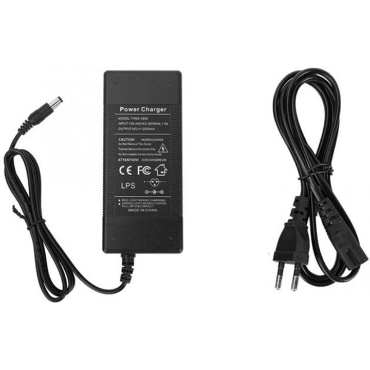Incarcator pentru scutere trotinete electrice, putere acumulator 42V - output DC 42V2A