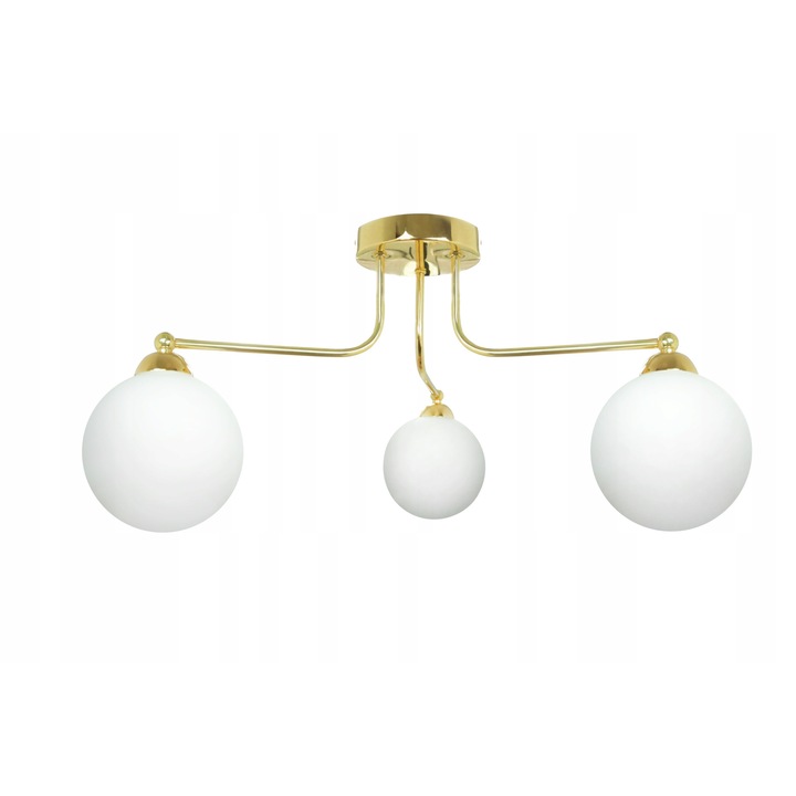 Lustra, Komat, Metal, Auriu