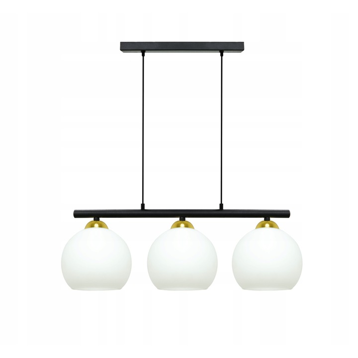 Полилей, Komat, Метал, Черно/Бял