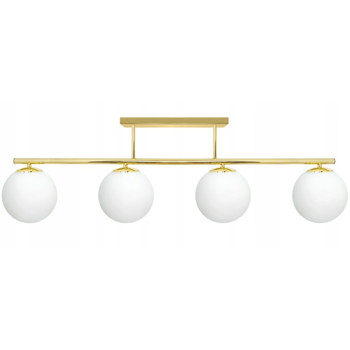 Полилей Luster, Komat, Meтал, Бял