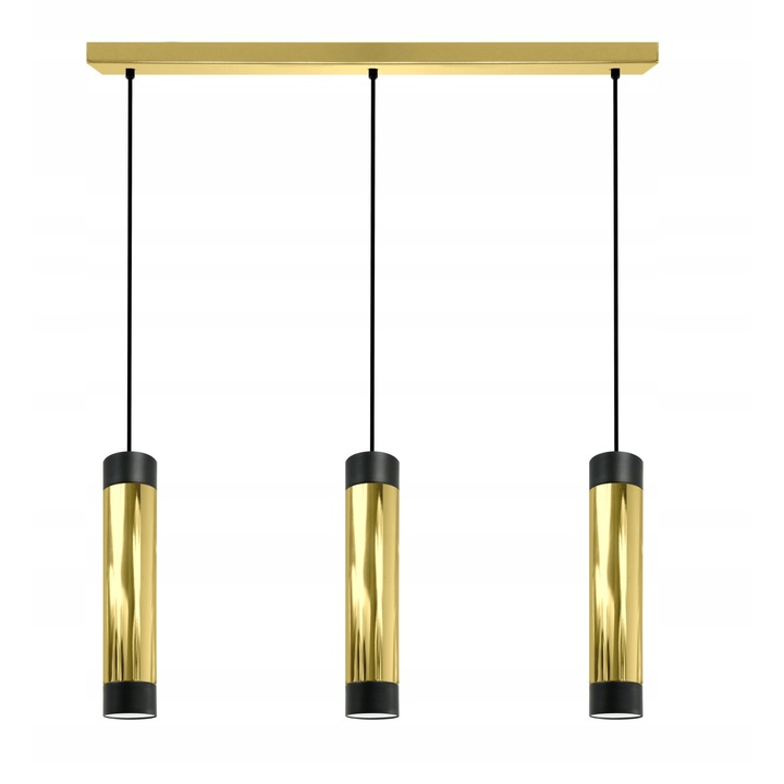 Függőlámpa, Komat, Fém, Arany