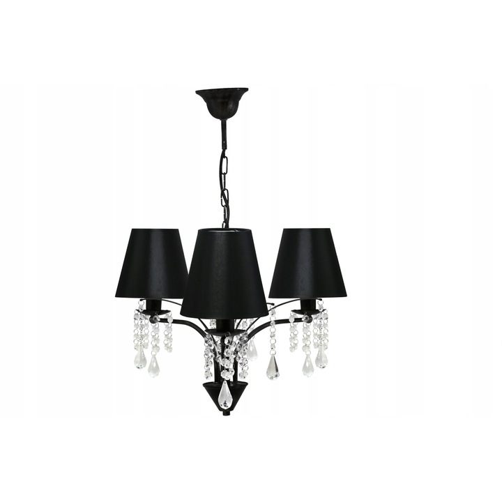 Полилей, Komat, Стомана, E14, Черен