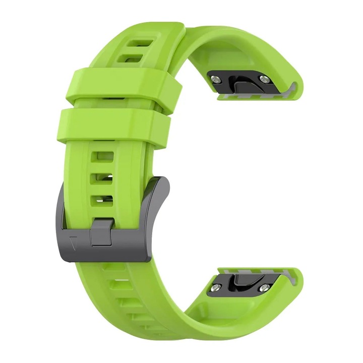 Curea Ceas SmartWatch din silicon pentru Garmin FENIX 6X / 6X PRO / 7X / 7X PRO, Stylish Design, Comfy to Wear, medium (unisex), Easy to install, Verde