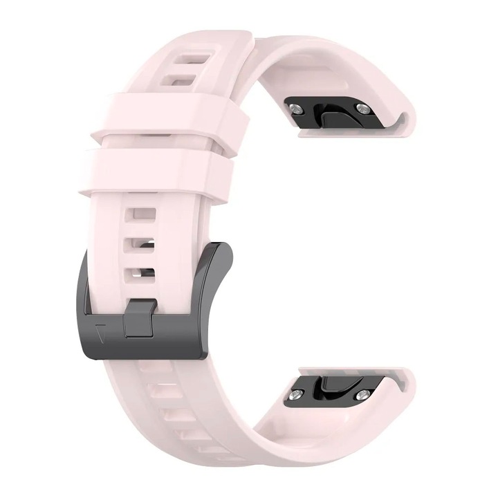 Curea Ceas SmartWatch din silicon pentru Garmin FENIX 3 / 3HR / 5X, Stylish Design, Comfy to Wear, medium (unisex), Easy to install, Roz