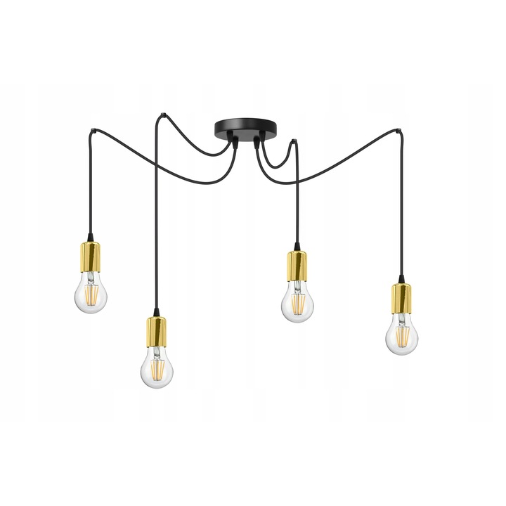 Полилей, Komat, Метал, Черен