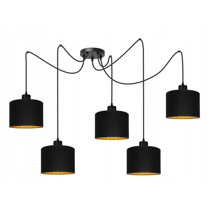 Полилей, Komat, Метал, Черен