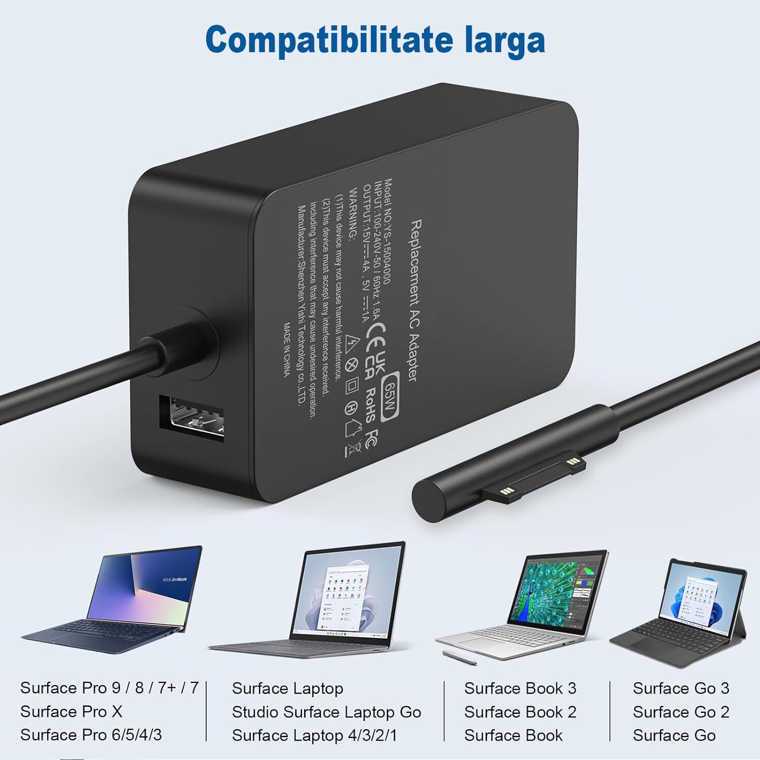 Per Microsoft Surface Pro 4 3 Alimentatore Per Tablet 1625 - Foto 8