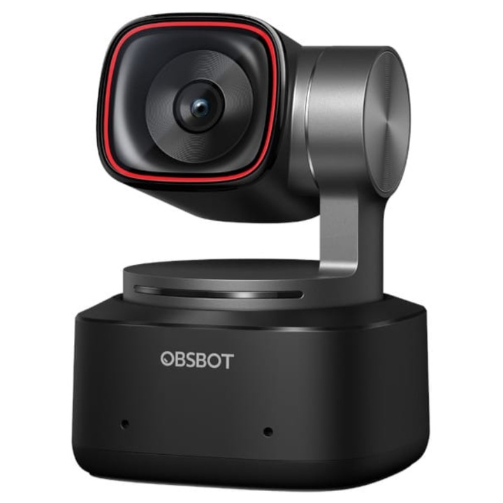 PTZ уеб камера, OBSBOT Tiny 2 AI, 4x цифрово увеличение