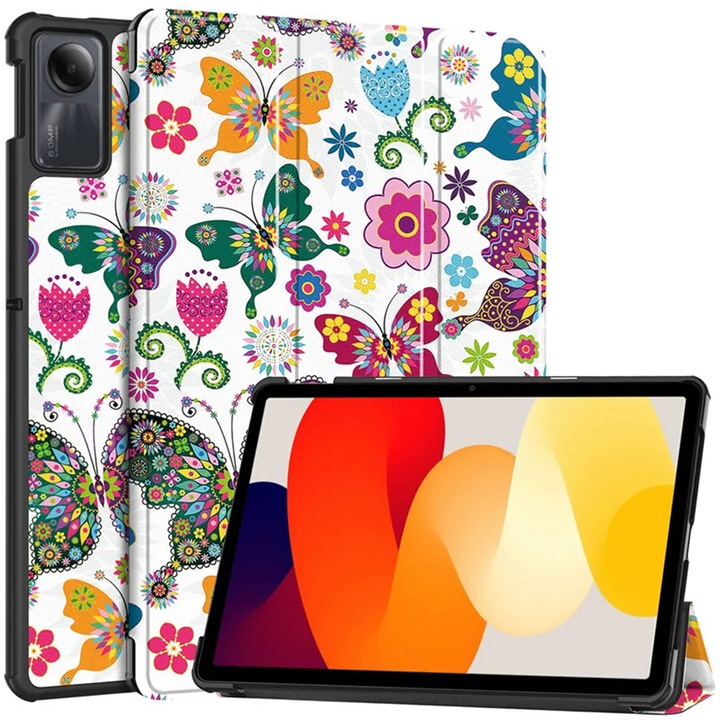 Husa pentru Xiaomi Redmi Pad SE, Techsuit FoldPro, Butterfly
