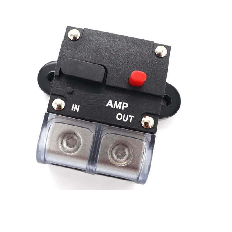 Intrerupator de circuit, Mmogqqt, Plastic, 12-24V, 60A, Negru