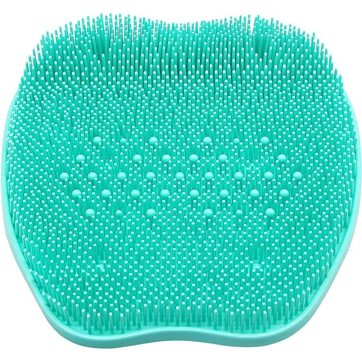 Скрубер за крачета за душ, Jormftte, Ексфолиращ, Екологично PVC, 350g, Тюркоаз