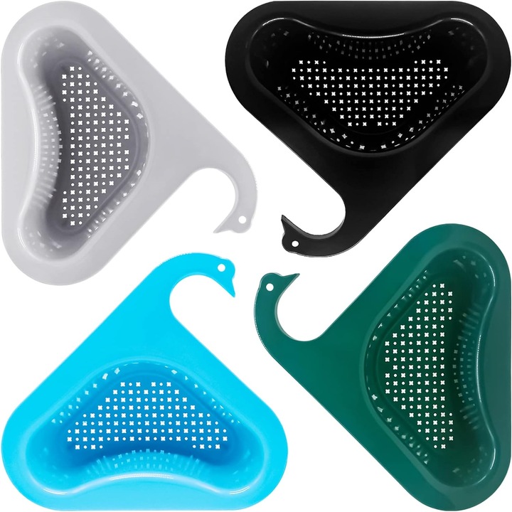 4 db szűrőszűrő készlet, Jormftte, polipropilén, 22 x 21 x 5,5 cm, többszínű