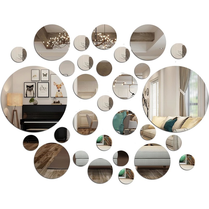 30 db öntapadós matrica készlet, Jormftte, ezüst