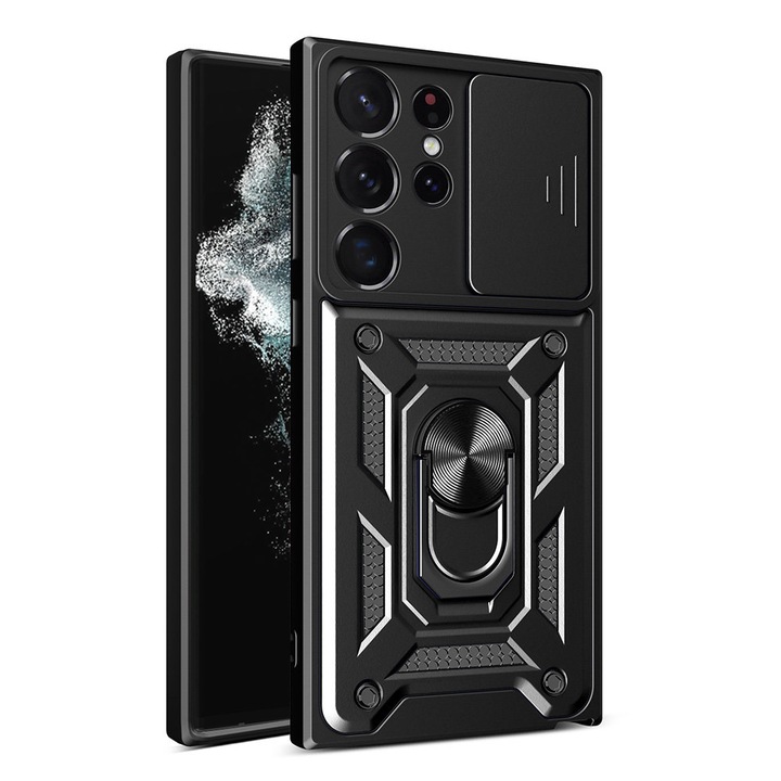 Калъф fixGuard CamShield Pro за Samsung Galaxy S22 Ultra 5G, Black