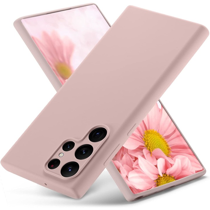 Капак за Samsung Galaxy S22 Ultra Venus силиконов кейс розово злато