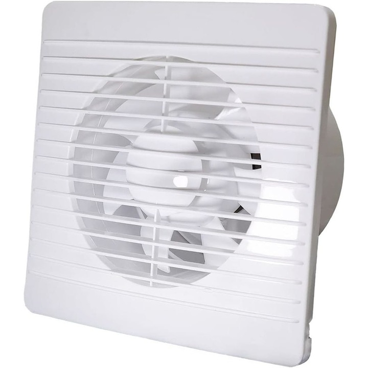 Ventilator de baie pentru extractie fum si dezumidificare, montare pe perete, 6 inch, 50Hz